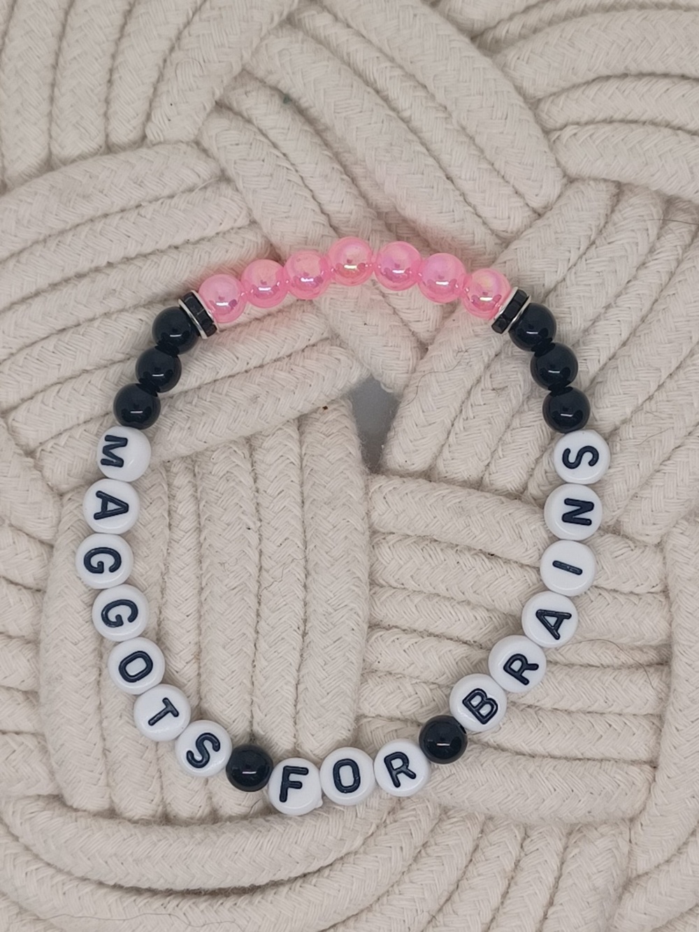 Olivia Rodrigo- Unraveled Tour- Maggots for Brains Bracelet